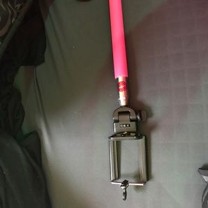 Betsey Johnson pink selfie stick